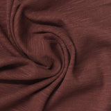 Tencel Lyocell Polyester Rib Knit Fabric, 150 gsm, 167 cm — Red — photo 1
