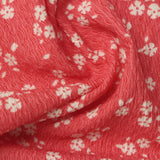 White Floral Crepe, Polyester, 160 gsm, 156 cm — photo 1