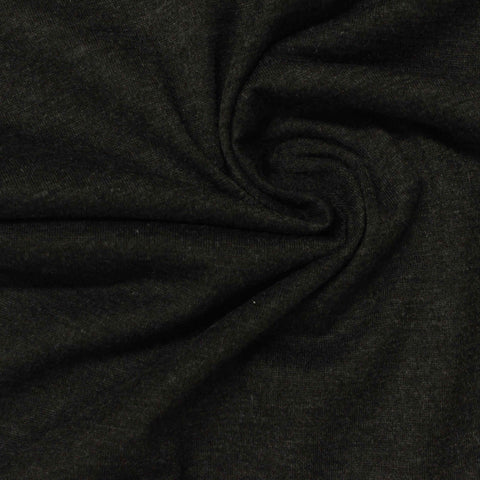 Dark Grey Marl Jersey Knit, Polyester, 140 gsm, 160 cm, ref EF-236744