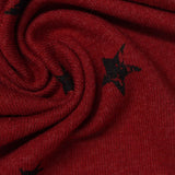 Black Stars Chunky Knit, Viscose-Poly, 275 gsm — photo 1