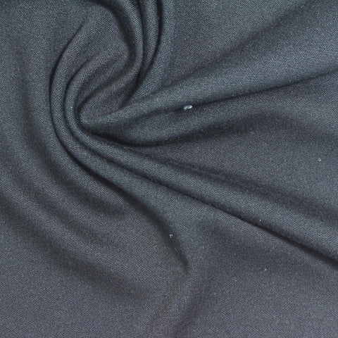 Polyester Stretch Sateen Fabric, 245 gsm, 155 cm — Navy