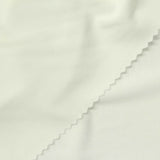 Polyester Stretch Linen-Look Fabric, 200 gsm, 155 cm — White — photo 1