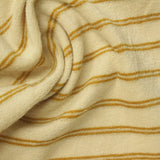 Gold Horizontal-Stripe French Terry, Poly-Viscose — photo 1
