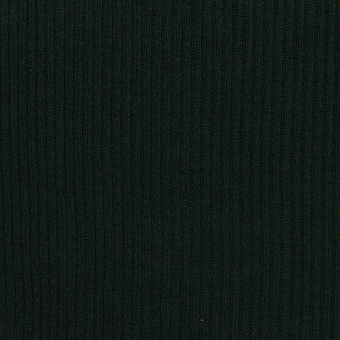Viscose Polyester Stretch Rib Knit Fabric, 210 gsm, 180 cm — Green