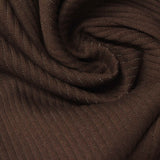 Rib Knit Fabric, 175 gsm, 120 cm — Brown — photo 1