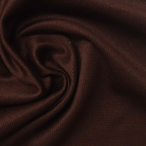 100% Polyester Waffle Knit Fabric, 210 gsm, 185 cm — Brown