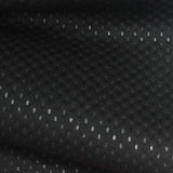 100% Polyester Birdseye Knit Fabric, 280 gsm, 160 cm — Black — photo 1