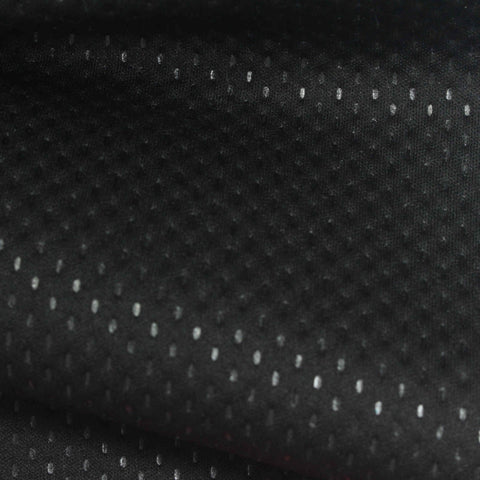 100% Polyester Birdseye Knit Fabric, 280 gsm, 160 cm — Black
