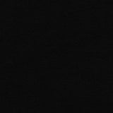 Polyester Cotton Stretch Interlock Knit Fabric, 443 gsm, 150 cm — Black — photo 1