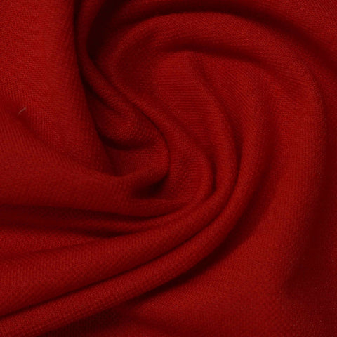 Polyester Nylon Interlock Knit Fabric, 165 gsm — Red
