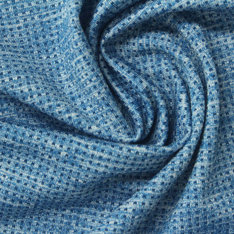 Blue Squares Mesh, Nylon-Poly