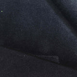 Polyester Cotton Rib Knit Fabric, 620 gsm, 150 cm — Black — photo 1