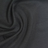 Polyester Stretch Interlock Knit Fabric, 197 gsm, 164 cm — Black — photo 1