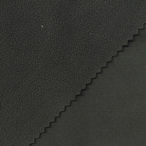 100% Polyester Fleece Fabric, 120 gsm, 160 cm — Grey