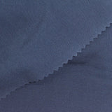 Cotton Stretch Rib Knit Fabric, 220 gsm, 150 cm — Navy — photo 1