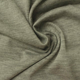 Khaki Marl Jersey Knit, Poly-Viscose — photo 1