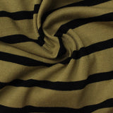 Black Diagonal-Stripe Knit, Poly-Viscose — photo 1