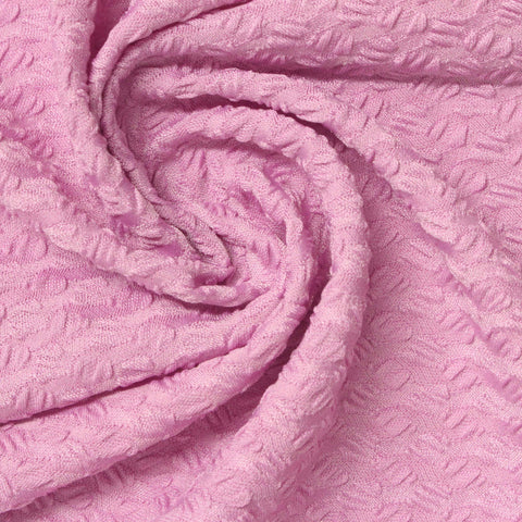 Pink Tone-on-Tone Jacquard, Polyester, 225 gsm