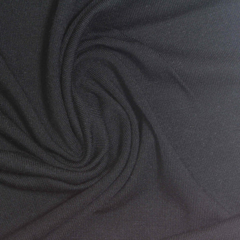 Black Jersey Knit, Modal