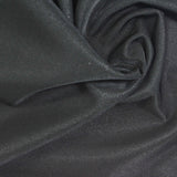 Polyester Stretch Milk Silk Knit Fabric, 220 gsm, 148 cm — Black — photo 1