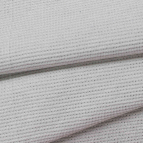 White Dot Knit, Poly-Cotton