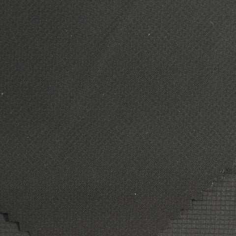 Dark Grey Tone-on-Tone Warp Knit, Nylon