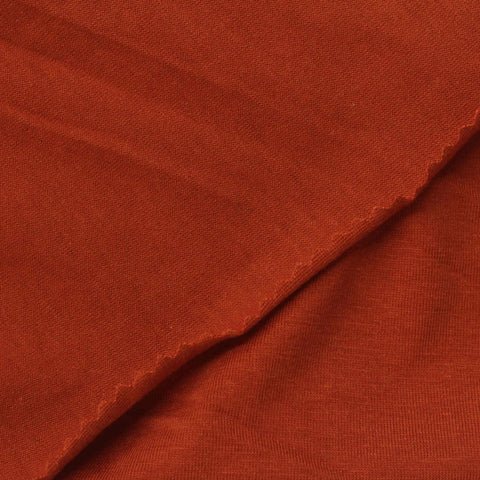 Cotton Polyester Jersey Knit Fabric, 140 gsm — Orange