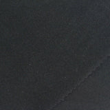 Brushed Cotton Nylon Stretch Ponte Knit Fabric, 330 gsm, 143 cm — Black — photo 1