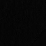 Slub Cotton Polyester French Terry Fabric, 370 gsm, 175 cm — Black — photo 1