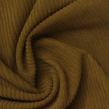 100% Polyester Corduroy Fabric, 280 gsm, 155 cm — Khaki — photo 1
