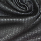 Grey Houndstooth Birdseye Knit, Polyester — photo 1