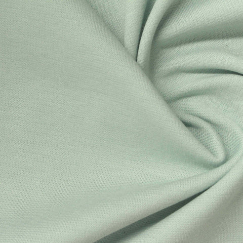 Polyester Viscose Stretch Ponte Knit Fabric, 280 gsm, 160 cm — Green