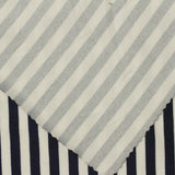 Navy Stripe Milk Silk Knit, Polyester — photo 1