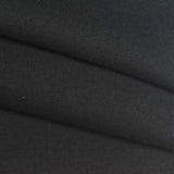 Polyester Cotton Scuba Knit Fabric, 290 gsm, 170 cm — Black — photo 1