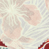 Red Bold-Floral Jersey Knit, Viscose — photo 1
