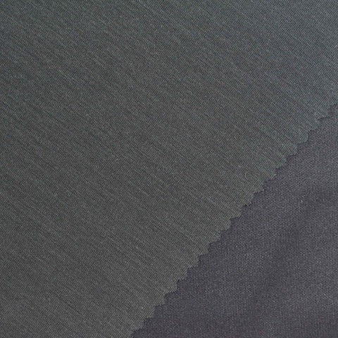Nylon Viscose Stretch Scuba Knit Fabric, 220 gsm, 170 cm — Grey
