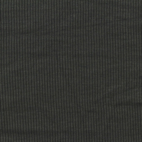 Viscose Stretch Rib Knit Fabric, 260 gsm, 120 cm — Grey
