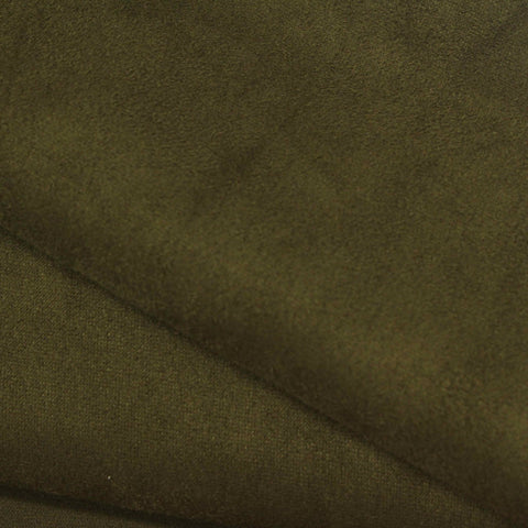 Polyester Stretch Faux Suede Fabric, 235 gsm — Khaki, ref EF-263962