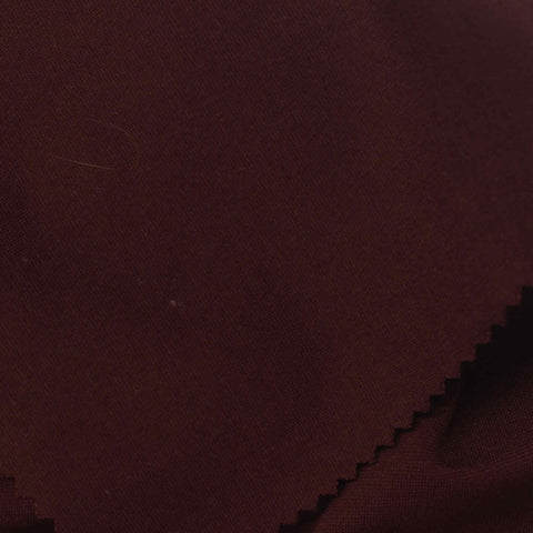 Cotton Nylon Stretch Ponte Knit Fabric, 235 gsm, 165 cm — Red