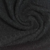 Black Tone-on-Tone Jacquard, Polyester, 280 gsm — photo 1