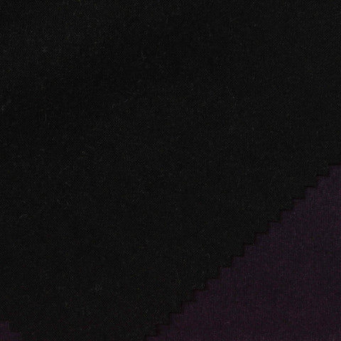 Polyester Viscose Stretch Faux Suede Fabric, 270 gsm, 165 cm — Purple