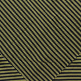 Striped Polyester Stretch Jersey Knit Fabric, 140 gsm, 157 cm — Khaki — photo 1