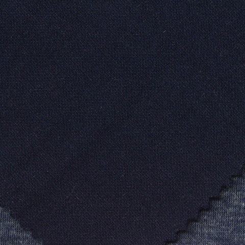 Blue Marl Scuba Knit, Polyester, 223 gsm