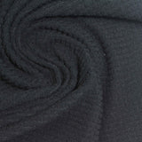 Plaid Polyester Stretch Fleece Fabric, 170 gsm, 150 cm — Navy — photo 1