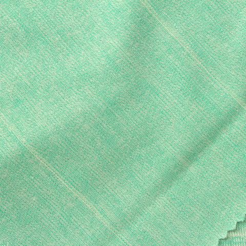 Light Green Marl Jersey Knit, Viscose-Poly, 170 gsm