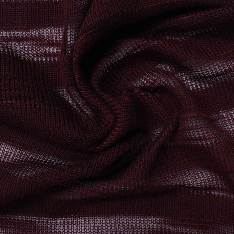 Slub Chunky Knit Fabric, 168 gsm, 125 cm — Red