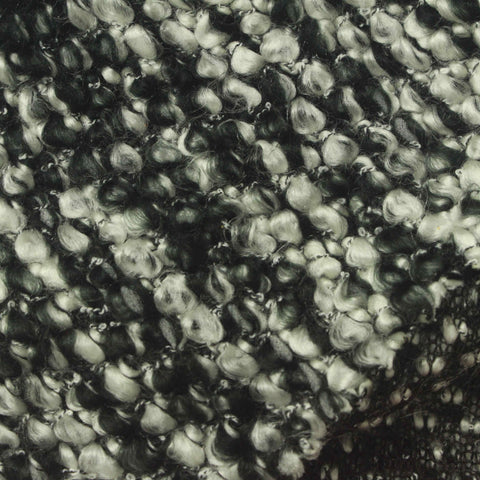 Black Flecks Chunky Knit, Acrylic-Poly