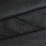 Polyester Viscose Stretch Ponte Knit Fabric, 330 gsm, 156 cm — Black — photo 1