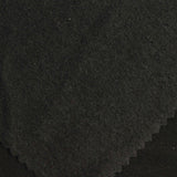Brushed Viscose Polyester Stretch French Terry Fabric, 250 gsm, 148 cm — Black — photo 1
