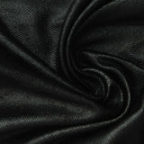 Polyester Cotton Knit Fabric, 220 gsm, 145 cm — Black — photo 1